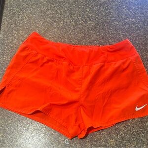 Nike Women's Bright Orange Athletic Shorts